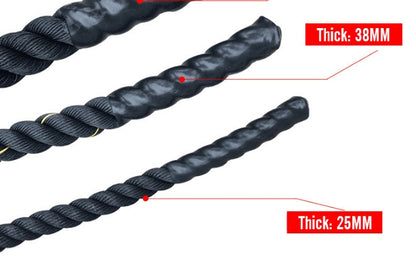 Battle Skipping Ropes Power Training  Fitness Home Gym Equipment