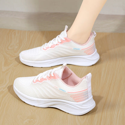 Women's Sport Sneaker Breathable Mesh Surface Shoes