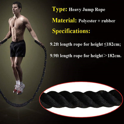 Battle Skipping Ropes Power Training  Fitness Home Gym Equipment