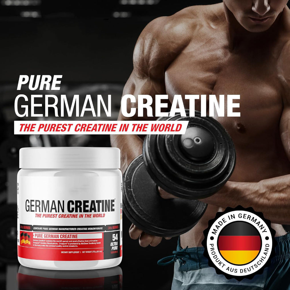 German Creatine Monohydrate Original Flavor Powder 270g