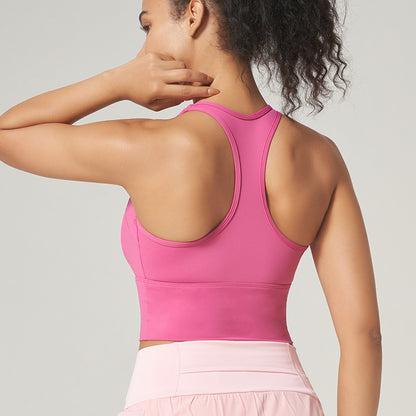 Women's Yoga Straps Gym Workout Top