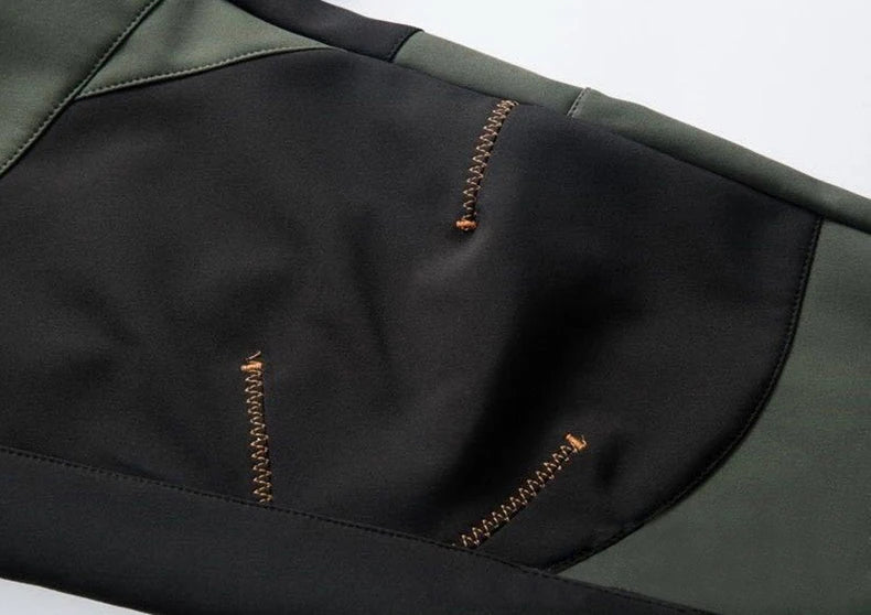 LNGXO Thick Warm Fleece Waterproof Windproof Outdoor Hiking Pants