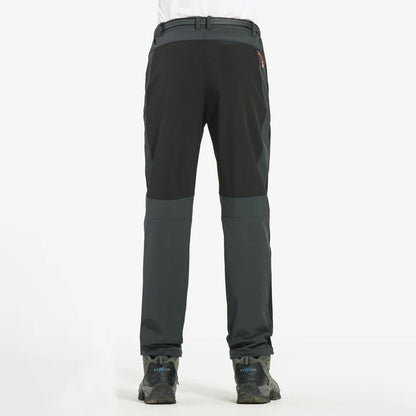 LNGXO Thick Warm Fleece Waterproof Windproof Outdoor Hiking Pants
