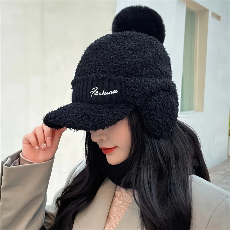 Winter Fur Warm Windproof Ear Protection Hat