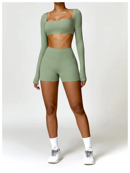 2PCS Women's Quick-Dry Gym Set/Tracksuit