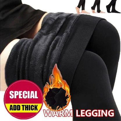 Women's Winter Thermal Warm Thick Fluff Lined Pantyhose/Leggings