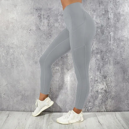 Women's High Waist Tights with Pocket Gym Workout Leggings