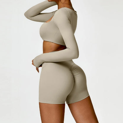2PCS Women's Quick-Dry Gym Set/Tracksuit