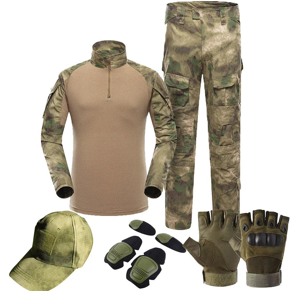 Men's Tactical Uniform Outdoor Camouflage Suit