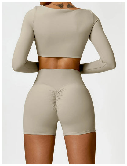 2PCS Women's Quick-Dry Gym Set/Tracksuit
