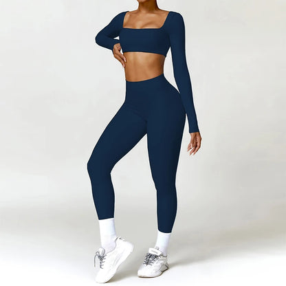 2PCS Women's Quick-Dry Gym Set/Tracksuit