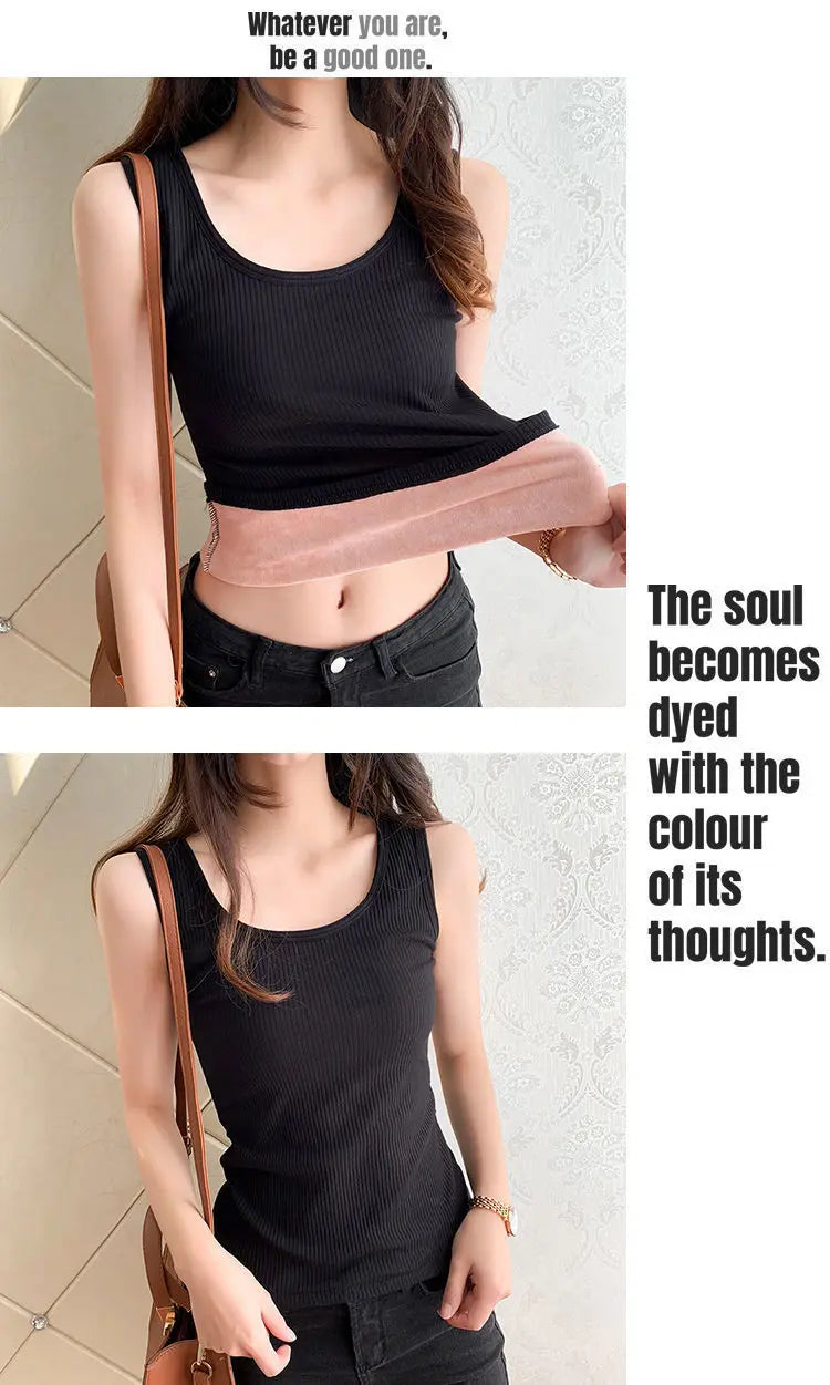 Women's Winter Seamless Thermal Underwear Top