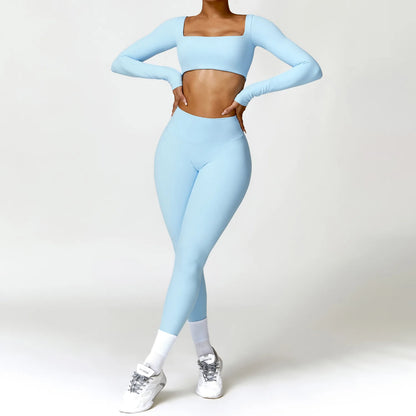 2PCS Women's Quick-Dry Gym Set/Tracksuit