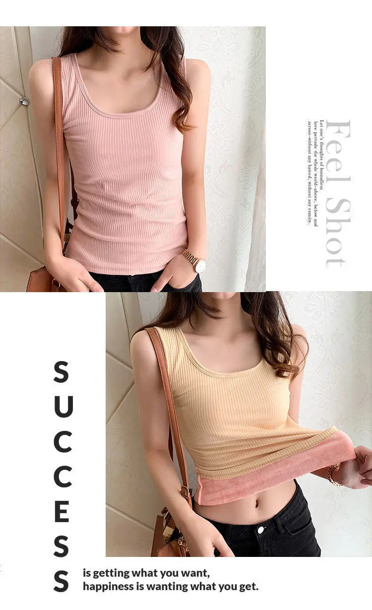 Women's Winter Seamless Thermal Underwear Top