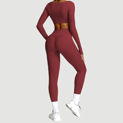 2PCS Women's Quick-Dry Gym Set/Tracksuit