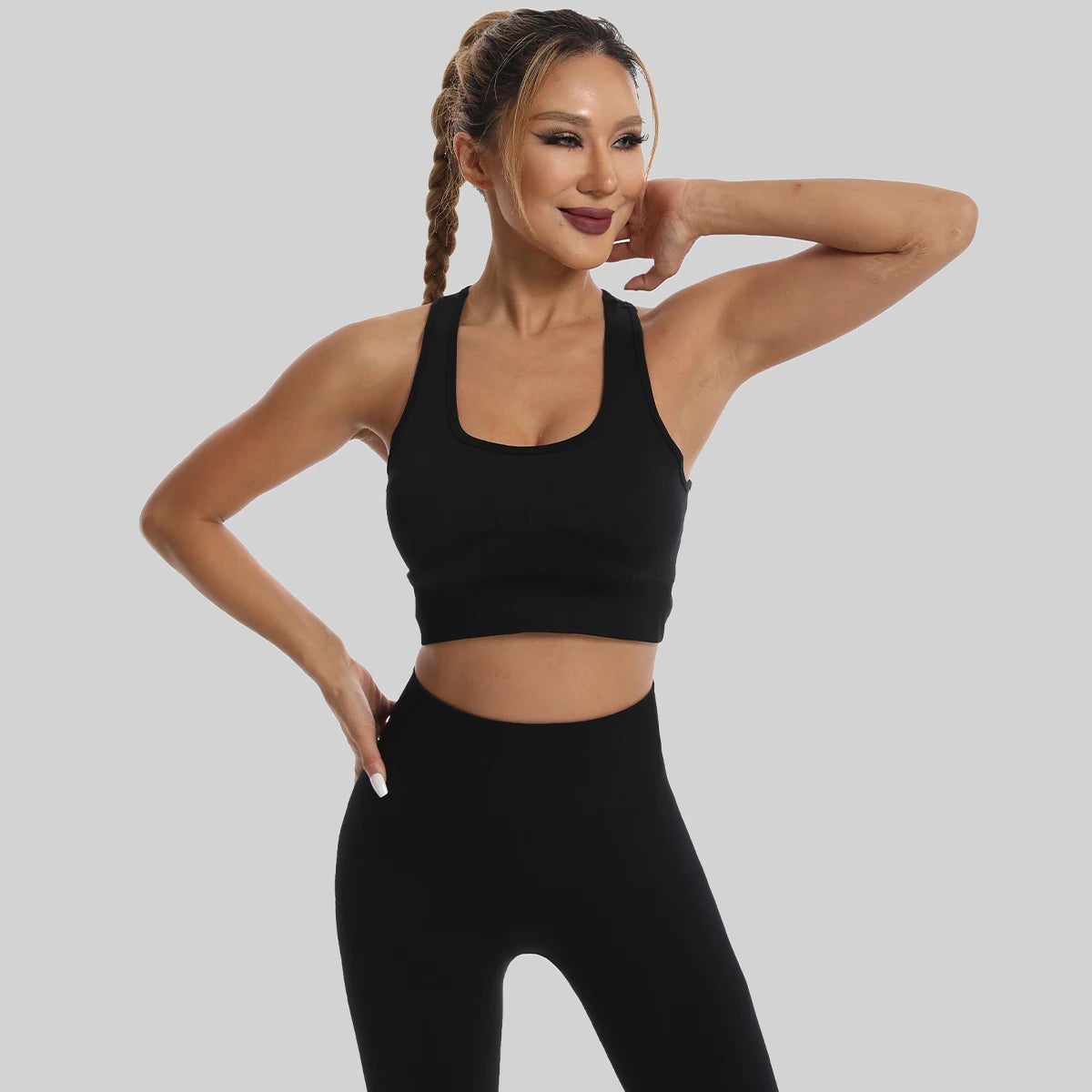 Seamless High Waist Leggings Tracksuit for Women