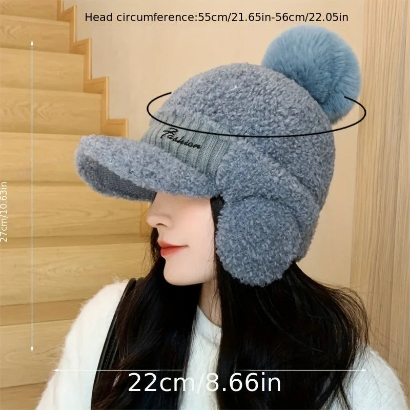 Winter Fur Warm Windproof Ear Protection Hat