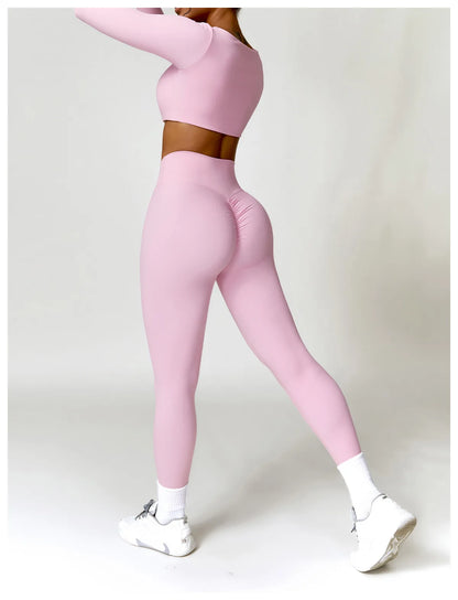 2PCS Women's Quick-Dry Gym Set/Tracksuit