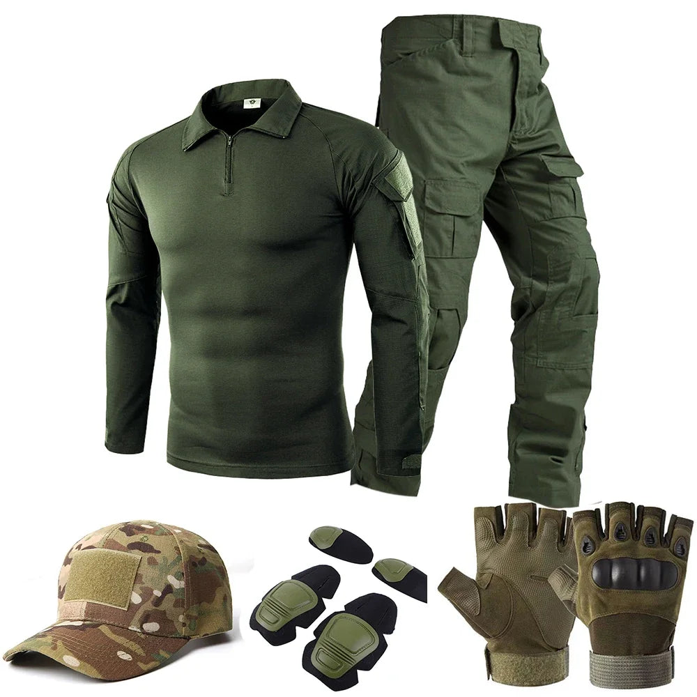 Men's Tactical Uniform Outdoor Camouflage Suit