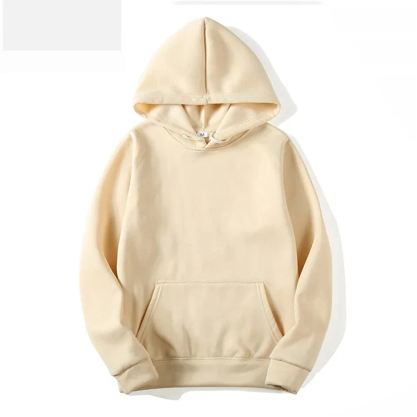 Warm Plain Colour Hoodies for men and women