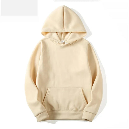 Warm Plain Colour Hoodies for men and women