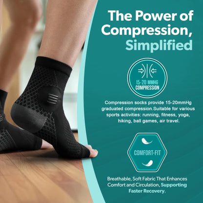1 Pair Ankle Compression Support Socks