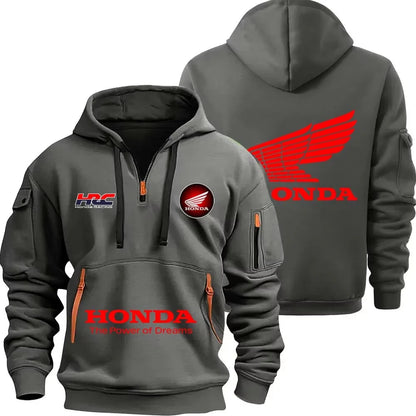 Honda outdoor sports enthusiasts zipper hoodie