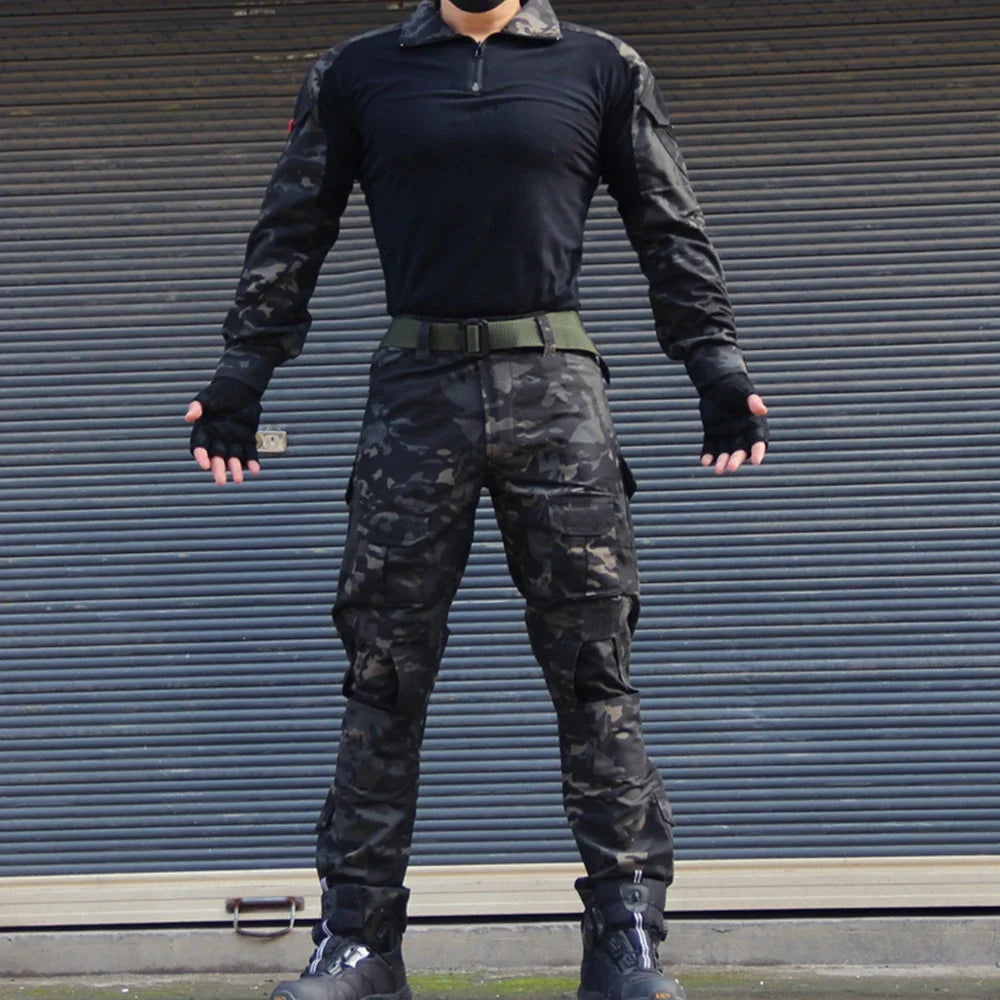 Men's Tactical Uniform Outdoor Camouflage Suit