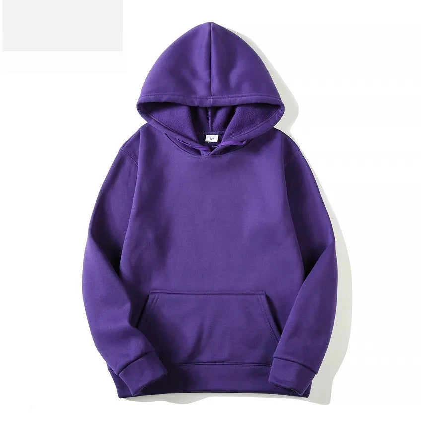 Warm Plain Colour Hoodies for men and women