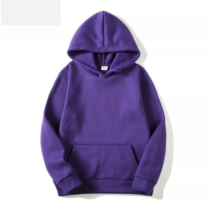 Warm Plain Colour Hoodies for men and women