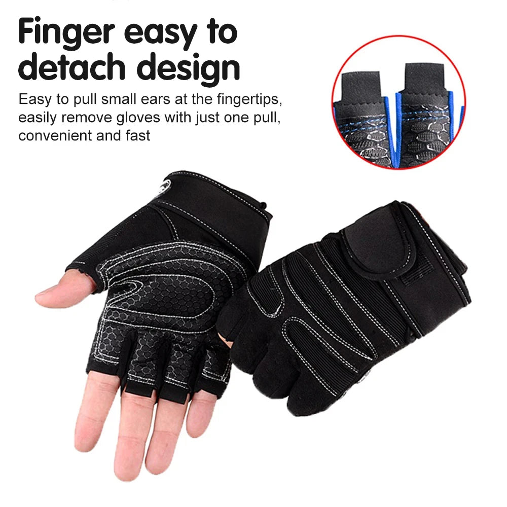 Unisex Weightlifting Workout Gloves
