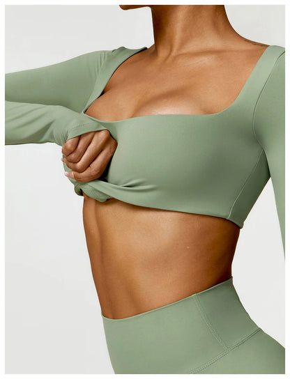 2PCS Women's Quick-Dry Gym Set/Tracksuit