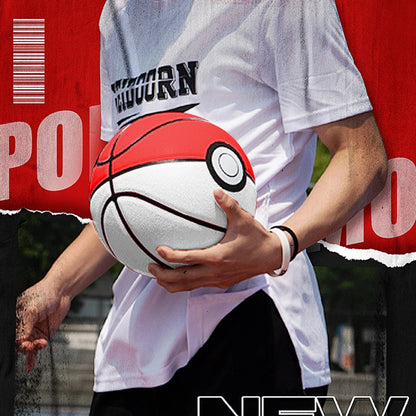 High Quality White Red PU Basketball Official Size 7 Professional Basketball