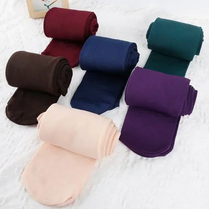 Women's Thermal Winter Fleece Lined Sheer Velvet  Tight Leggings