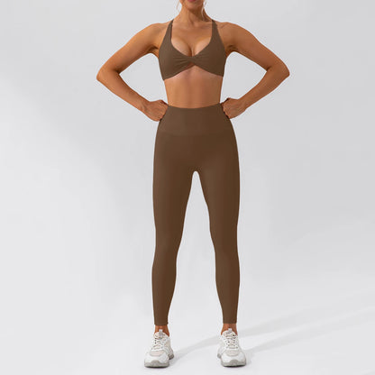 2PCS Women's Quick-Dry Gym Set/Tracksuit