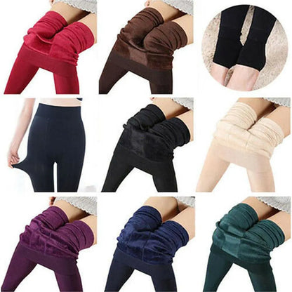 Women's Winter Thermal Warm Thick Fluff Lined Pantyhose/Leggings