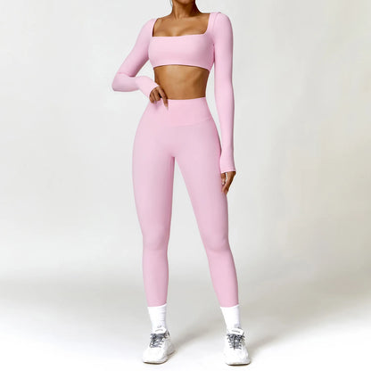 2PCS Women's Quick-Dry Gym Set/Tracksuit