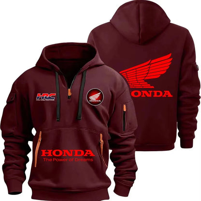 Honda outdoor sports enthusiasts zipper hoodie