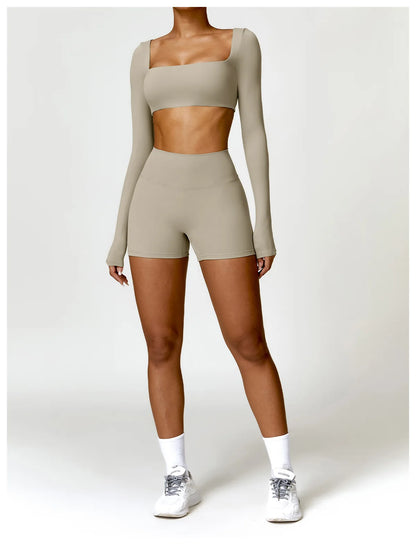 2PCS Women's Quick-Dry Gym Set/Tracksuit