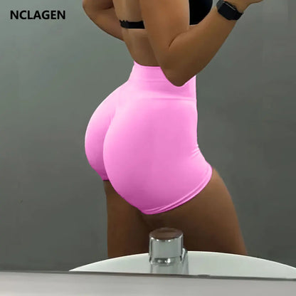 NCLAGEN Seamless Shorts 4.5" Gym Shorts Woman