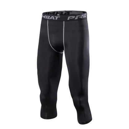 Men's Sports  Running Tights Athletic Workout Active Shorts men Compression Pants ﻿