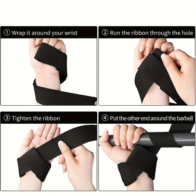 1 Pair of Wrist Protection Weightlifting Straps