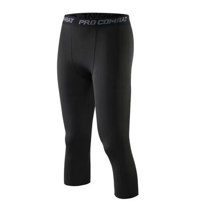 Men's Sports  Running Tights Athletic Workout Active Shorts men Compression Pants ﻿