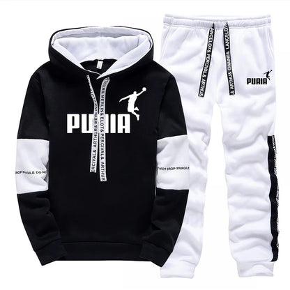 Mens 1/2 Piece Print Casual Sportswear Tracksuit / Hoodie / Pants