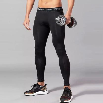 Men's Sports  Running Tights Athletic Workout Active Shorts men Compression Pants ﻿