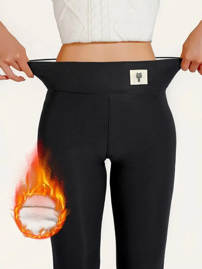 Women's Thick Warm Lamb Cashmere High Waist Leggings