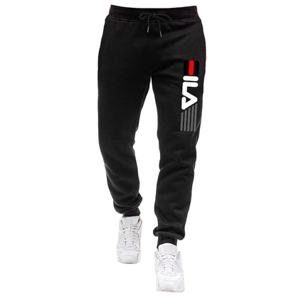 Men's Athletic Sportswear Tracksuit Set Zipper Hoodie with Joggers