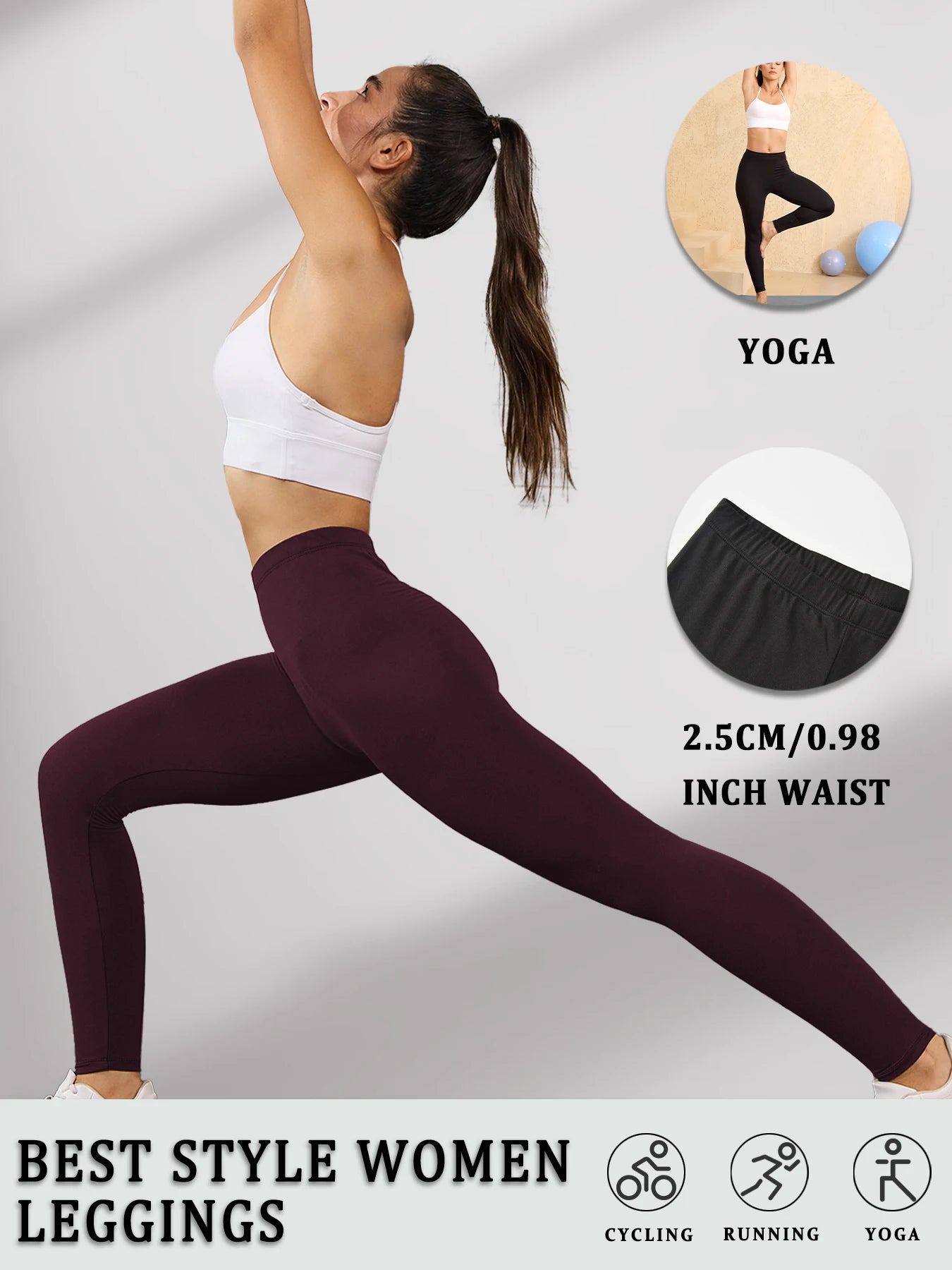 Women's High Elasticity Workout Soft Leggings