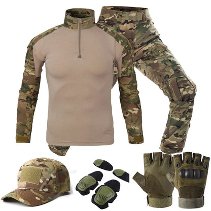 Men's Tactical Uniform Outdoor Camouflage Suit