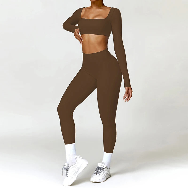 2PCS Women's Quick-Dry Gym Set/Tracksuit